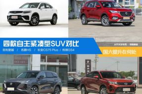 国六提升在何处 四款自主紧凑型SUV对比