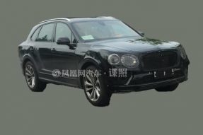 细节有调整 改款宾利添越国内路试谍照