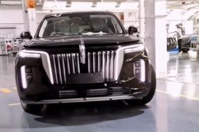 零百加速或将小于4s 红旗E115量产版实车曝光